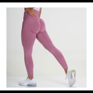 NVGTN PinkPastel Seamless Contour Leggings Size XS